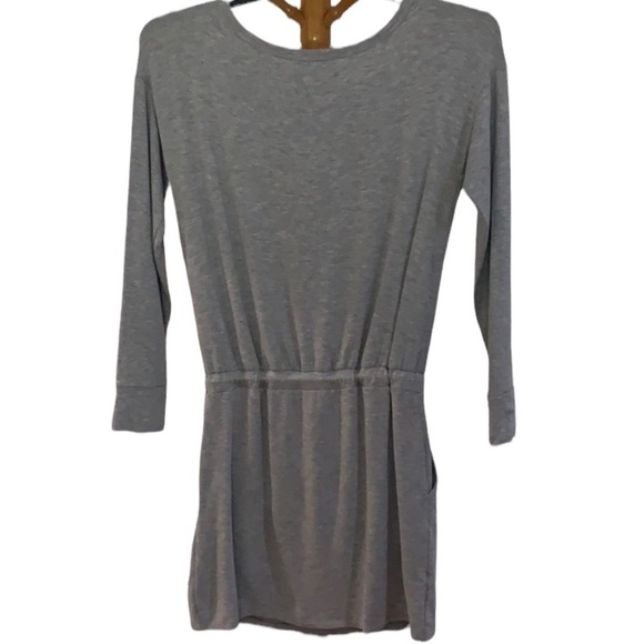 🌸2/$25 Michael Stars Grey Super Soft Long-sleeve Mini Dress - Picture 2 of 8